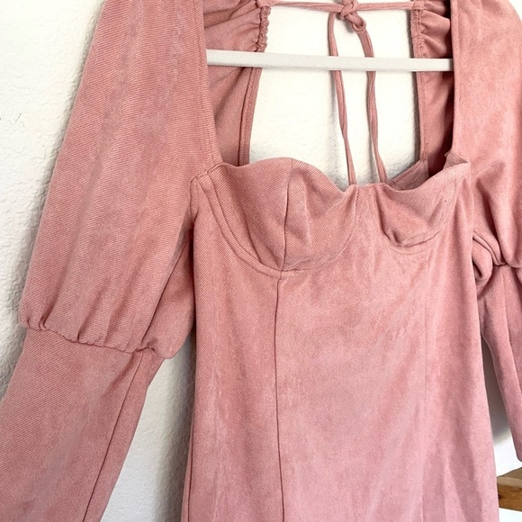 Majorelle Revovle Bria Faux Suede Mini Dress - Picture 4 of 7